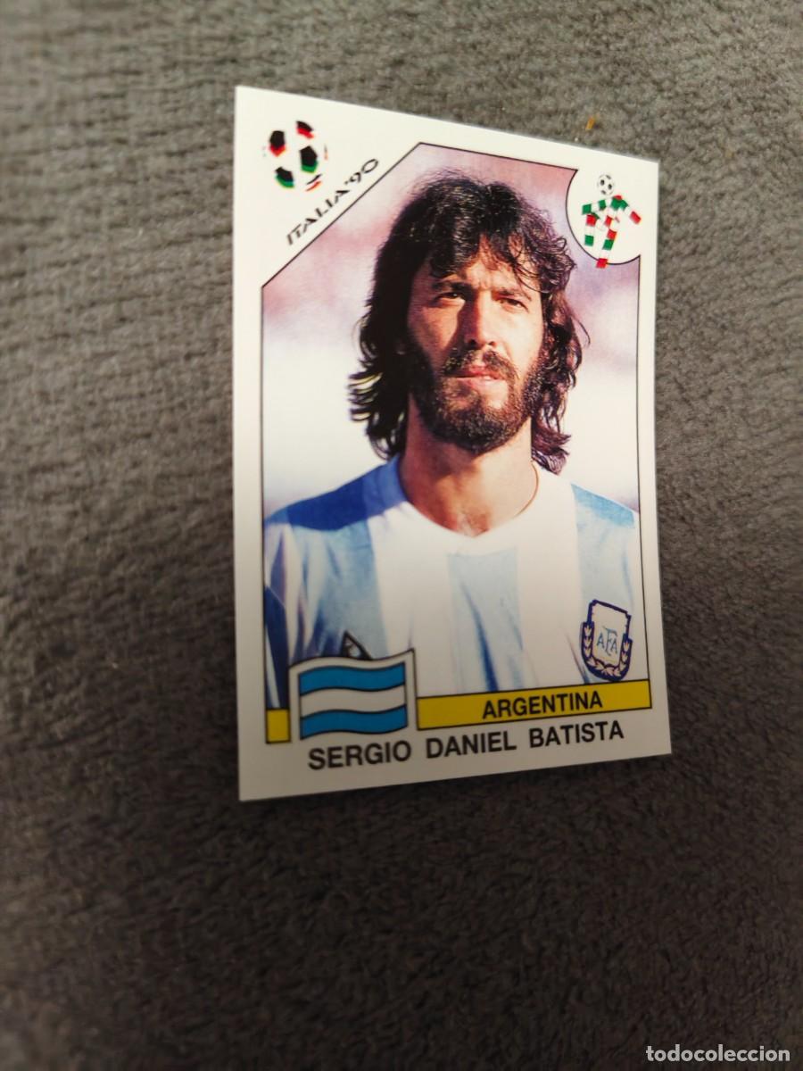 Cromos de f&uacute;tbol: 219 WORLD CUP STORY PANINI SERGIO DANIEL BATISTA (ARGENTINA) - MUNDIAL 1990 90 -- MUNDIAL SONRICS AA