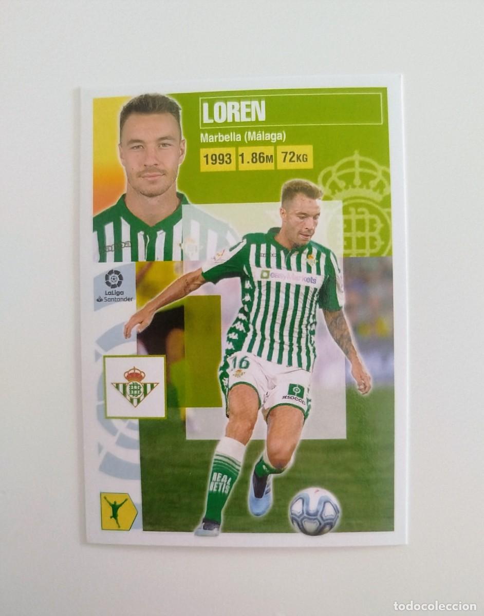 Football Stickers: Loren 17 SIN PEGAR NUNCA PEGADO Real Betis Liga Ediciones Este 20 21 / 2020 2021