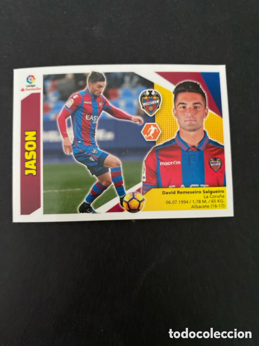 Cromos de f&uacute;tbol: Cromo liga 17/18 Levante UD N* 14 A