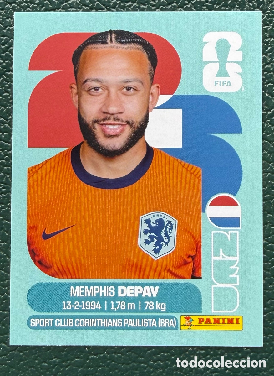 Cromos de f&uacute;tbol: NED 17 MEMPHIS DEPAY HOLANDA PAISES BAJOS CROMOS ALBUM FIFA WORLD CUP MUNDIAL 2026 PANINI