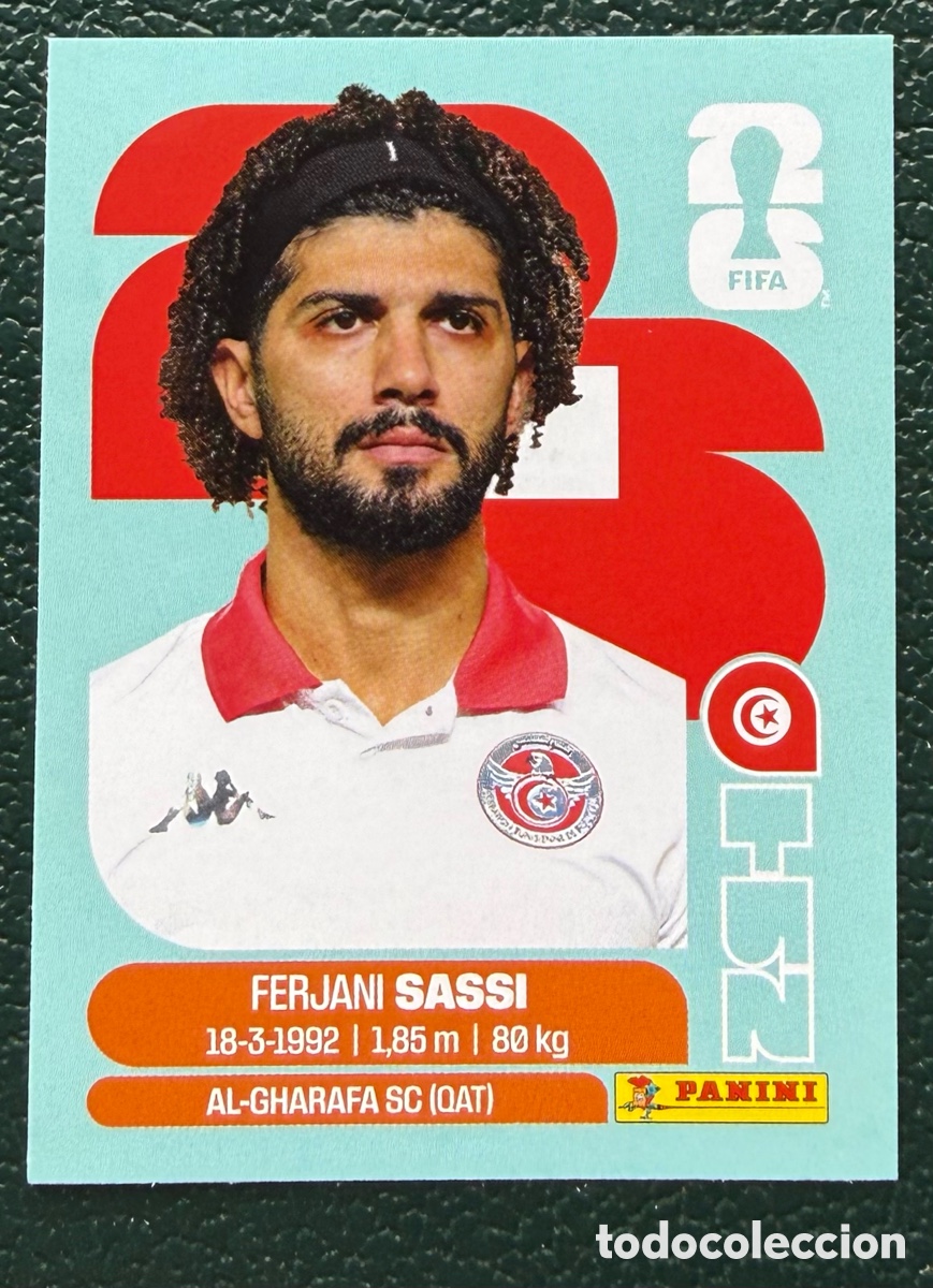 Cromos de f&uacute;tbol: TUN 11 FERJANI SASSI TUNEZ CROMOS ALBUM FIFA WORLD CUP MUNDIAL 2026 PANINI