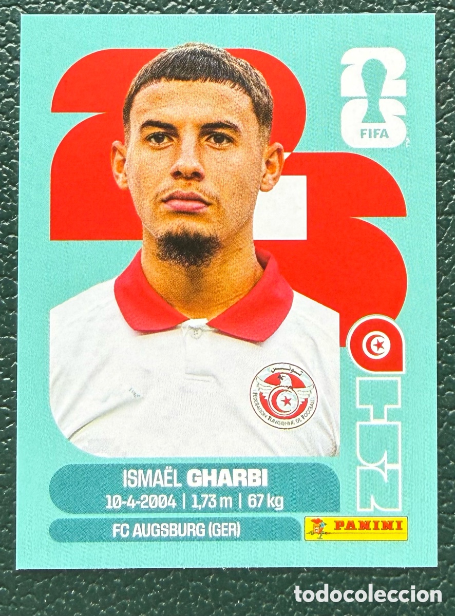 Cromos de f&uacute;tbol: TUN 18 ISMAEL GHARBI TUNEZ CROMOS ALBUM FIFA WORLD CUP MUNDIAL 2026 PANINI