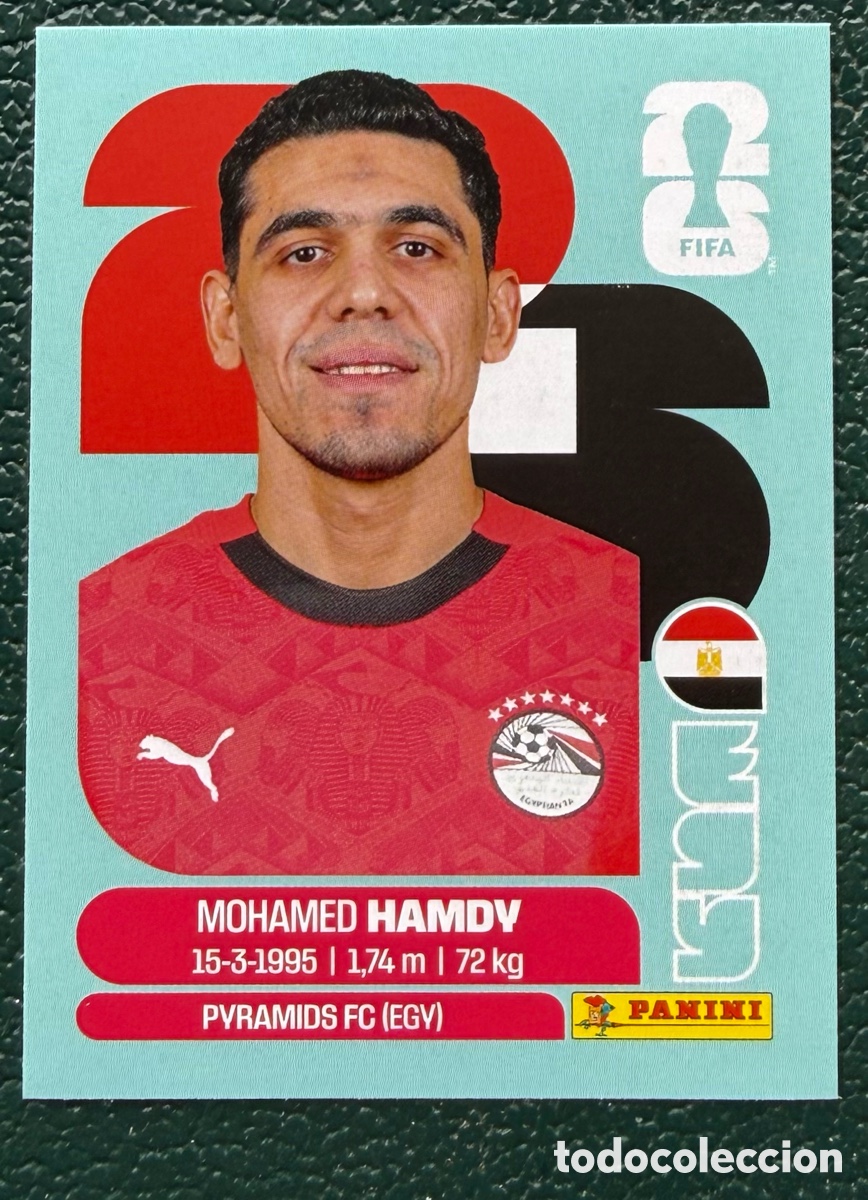 Fu&szlig;ball-Sticker: EGY 4 MOHAMED HAMDY EGIPTO CROMOS ALBUM FIFA WORLD CUP MUNDIAL 2026 PANINI