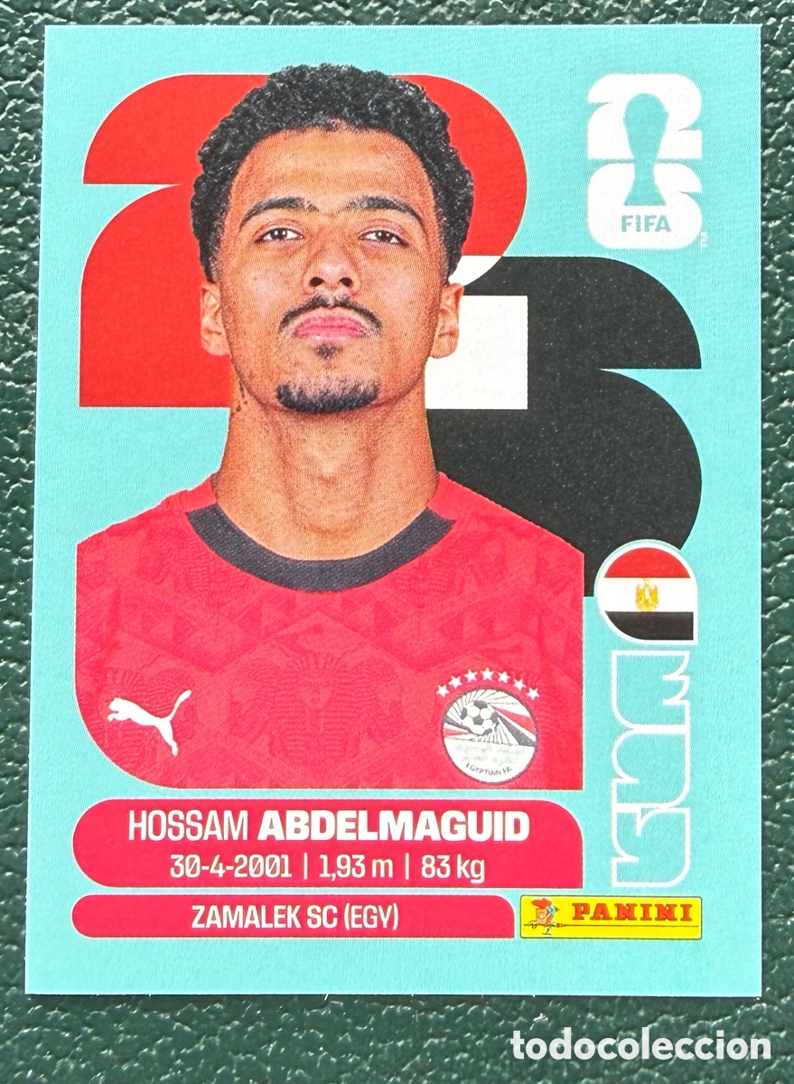 Fu&szlig;ball-Sticker: EGY 8 HOSSAM ABDELMAGUID EGIPTO CROMOS ALBUM FIFA WORLD CUP MUNDIAL 2026 PANINI