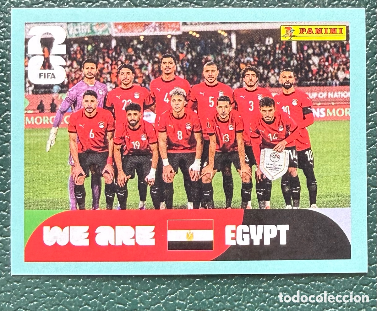 Cromos de Futebol: EGY 13 ALINEACION EGIPTO CROMOS ALBUM FIFA WORLD CUP MUNDIAL 2026 PANINI