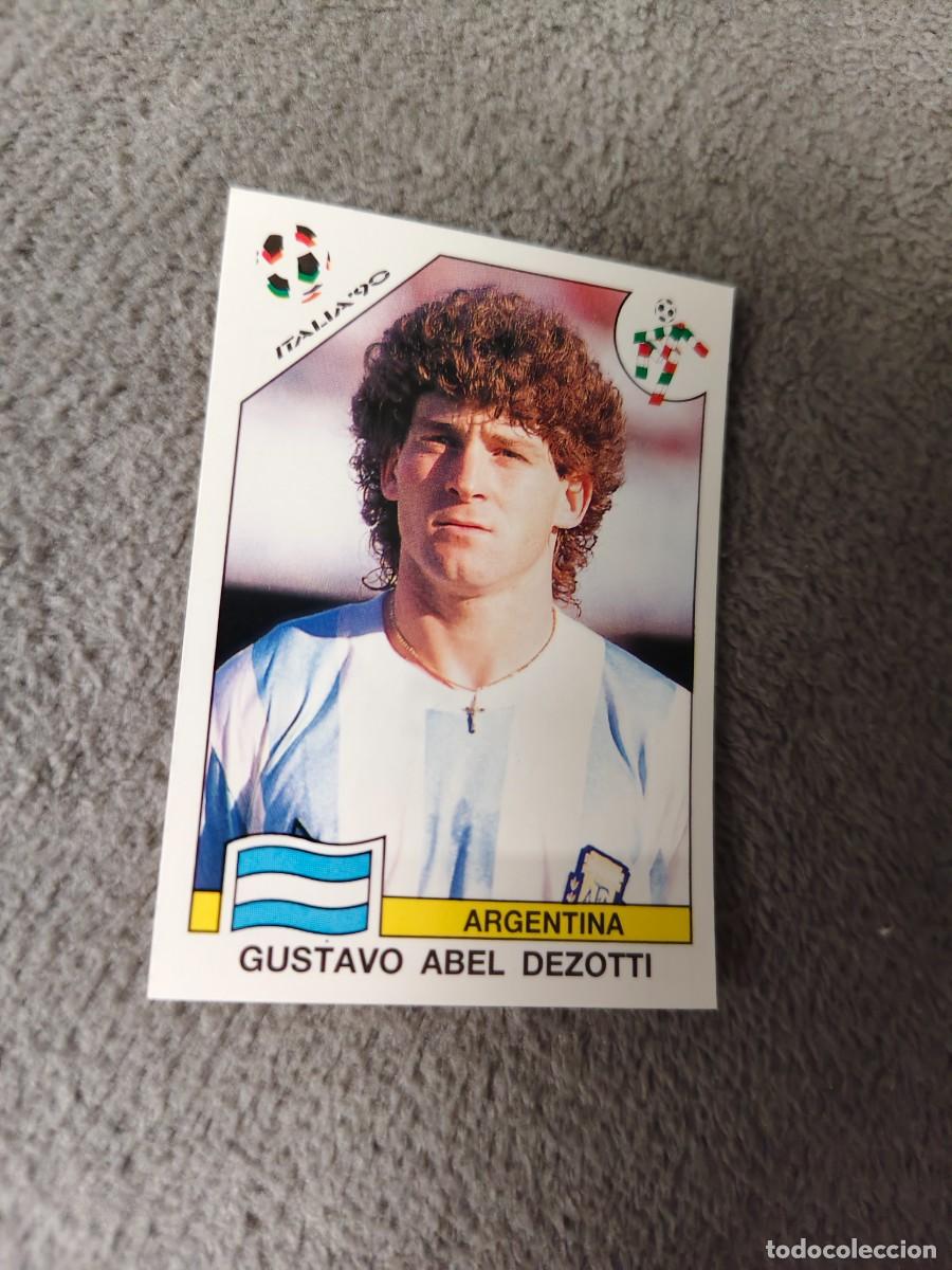 Cromos de f&uacute;tbol: 227 WORLD CUP STORY PANINI GUSTAVO ABEL DEZOTTI (ARGENTINA) - MUNDIAL 1990 90 -- MUNDIAL SONRICS AAJ