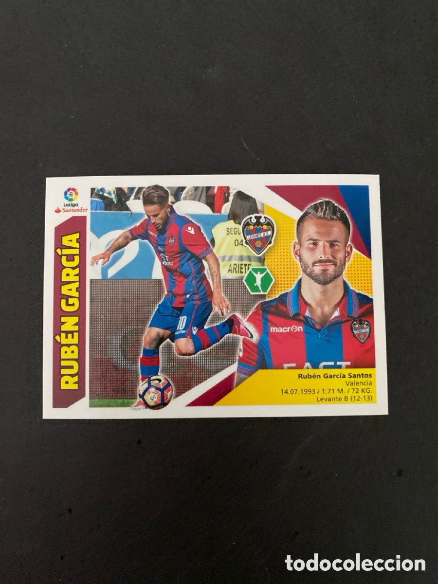 Cromos de f&uacute;tbol: Cromo liga 17/18 Levante UD N* 14 B