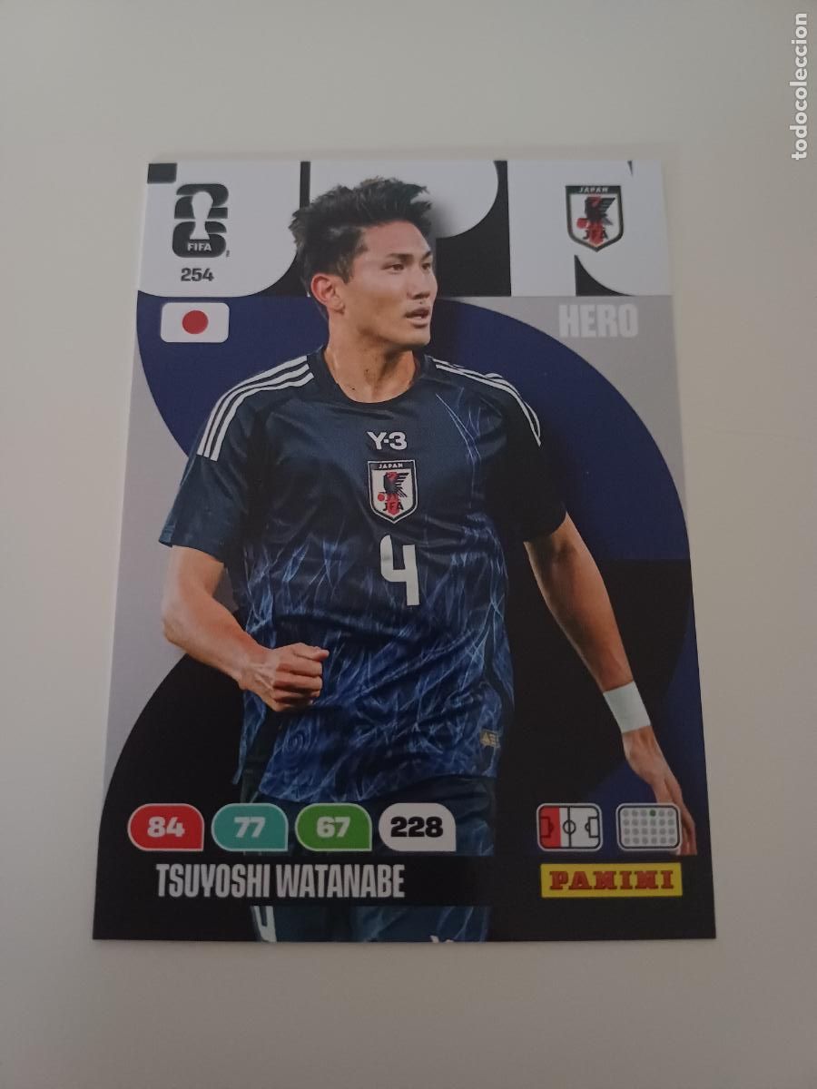Cromos de f&uacute;tbol: 254 - JPN05 - Tsuyoshi Watanabe / Japan