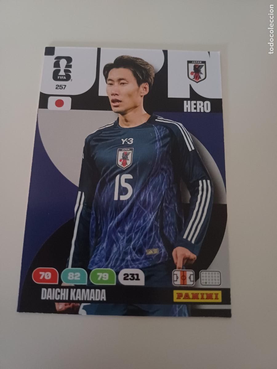 Cromos de f&uacute;tbol: 257 - JPN08 - Daichi Kamada / Japan