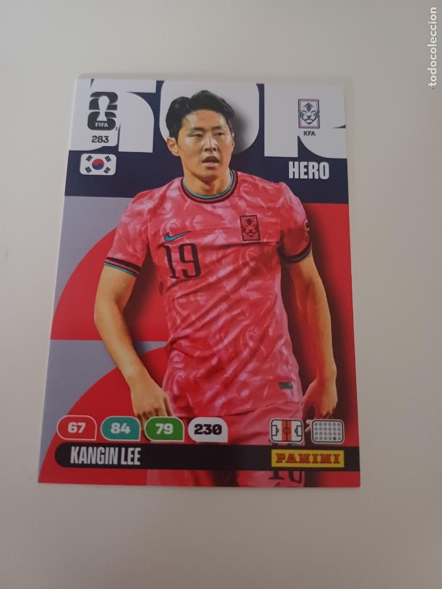 Cromos de f&uacute;tbol: 283 - KOR10 - Kangin Lee / Korea Republic
