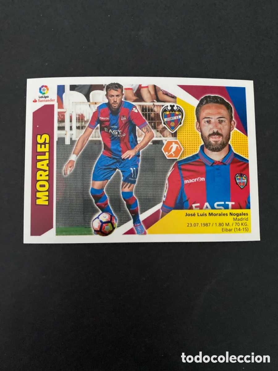 Cromos de f&uacute;tbol: Cromo liga 17/19 Levante UD N* 11