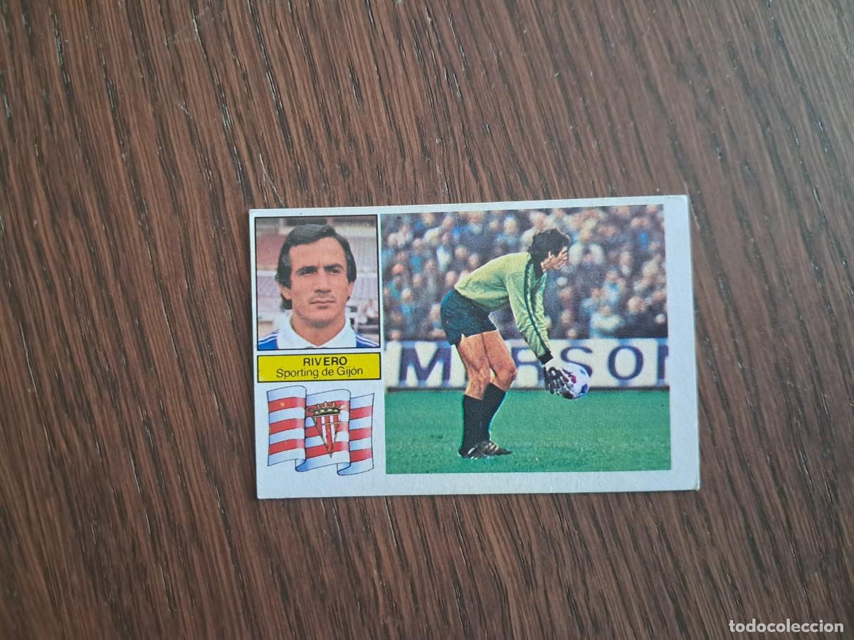 Cromos de f&uacute;tbol: cromo de futbol, edic. Este, liga 82-83, Rivero, coloca en lugar de ... Sporting de Gij&oacute;n. sin pegar