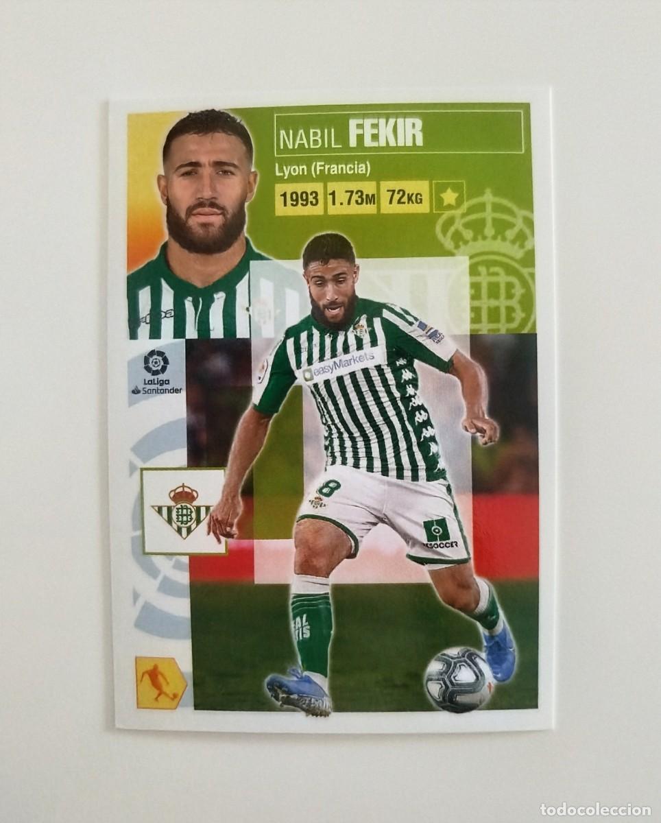 Cromos de f&uacute;tbol: Fekir 15 SIN PEGAR NUNCA PEGADO Real Betis Liga Ediciones Este 20 21 / 2020 2021