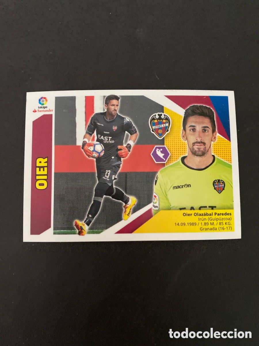 Cromos de f&uacute;tbol: Cromo liga 17/18 Levante UD N* 2