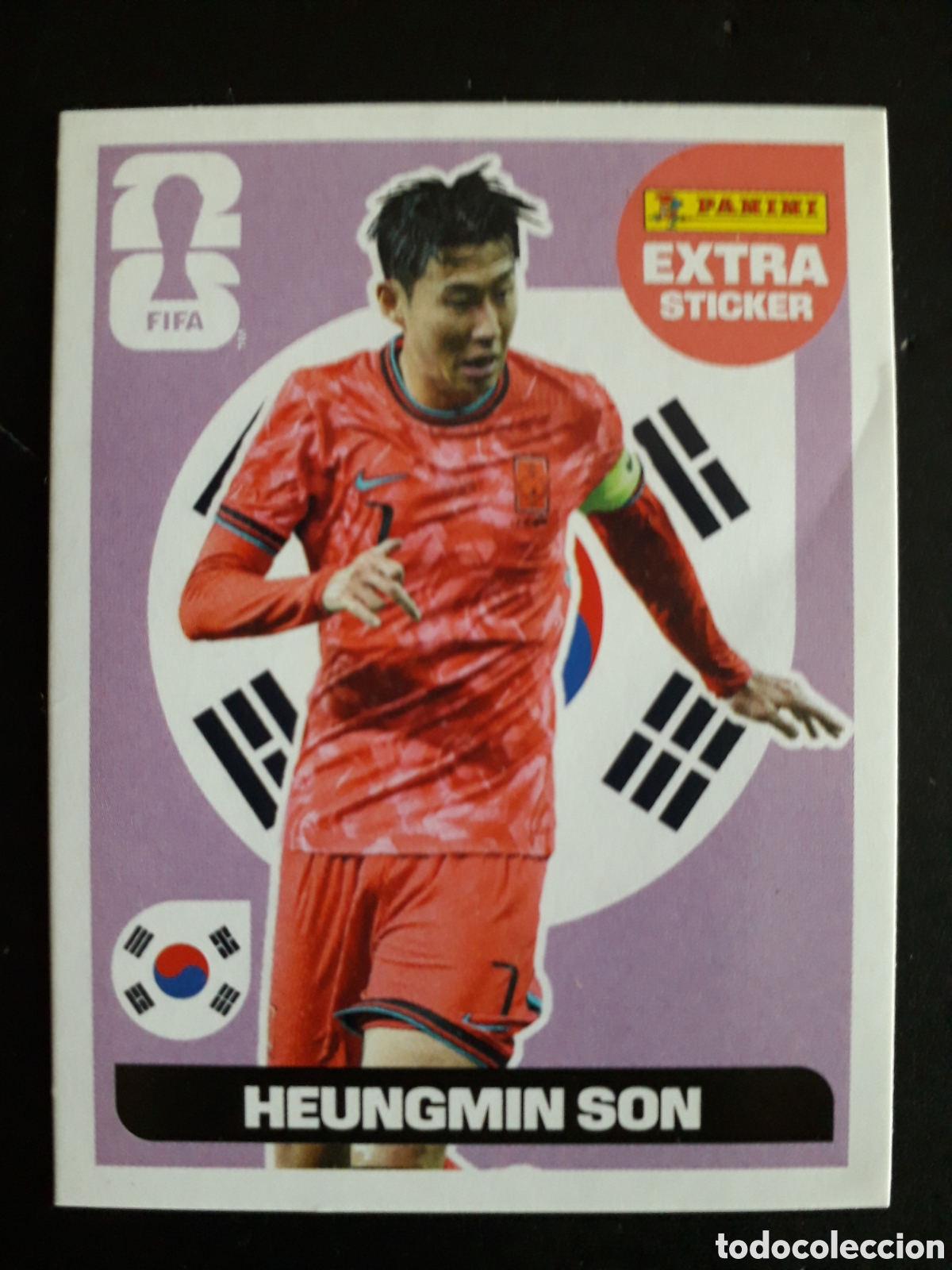 Cromos de f&uacute;tbol: HEUNGMIN SON COREA DEL SUR, EXTRA STICKER MUNDIAL F&Uacute;TBOL 2026 FIFA WORLD CUP PANINI PEDIDO M&Iacute;NIMO 3&euro;