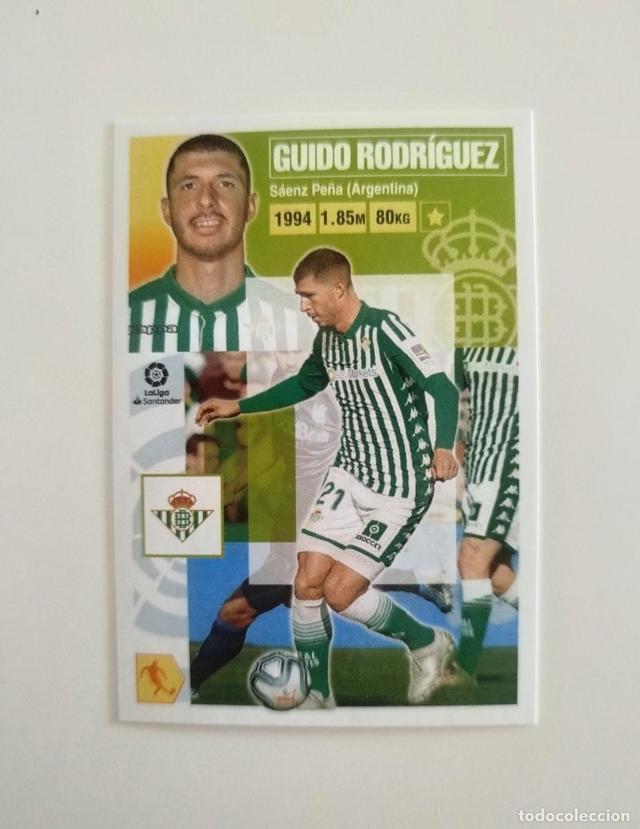 Figurine di Calcio: Guido Rodr&iacute;guez 11 SIN PEGAR NUNCA PEGADO Real Betis Liga Ediciones Este 20 21 / 2020 2021