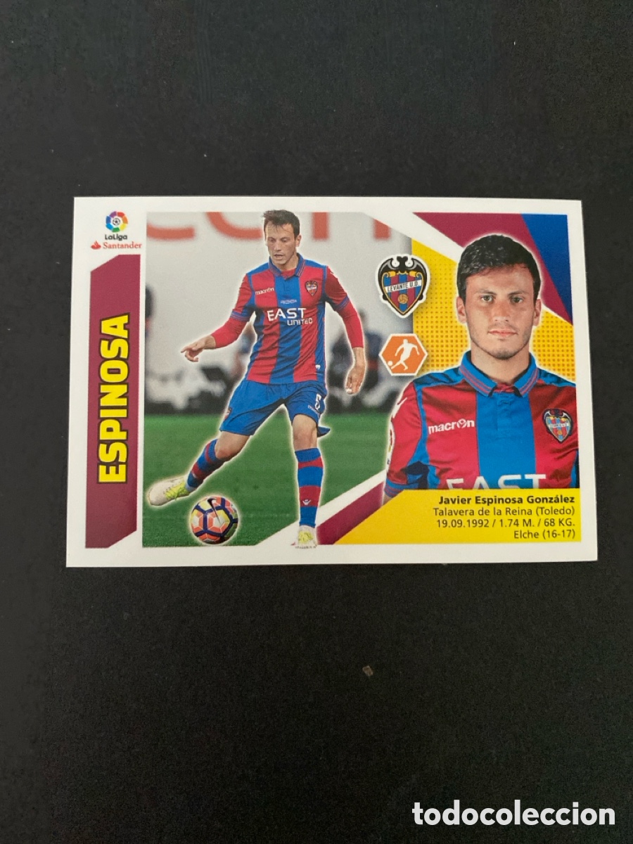 Cartes &agrave; collectionner de Football: Cromo liga 17/18 Levante UD N* 10