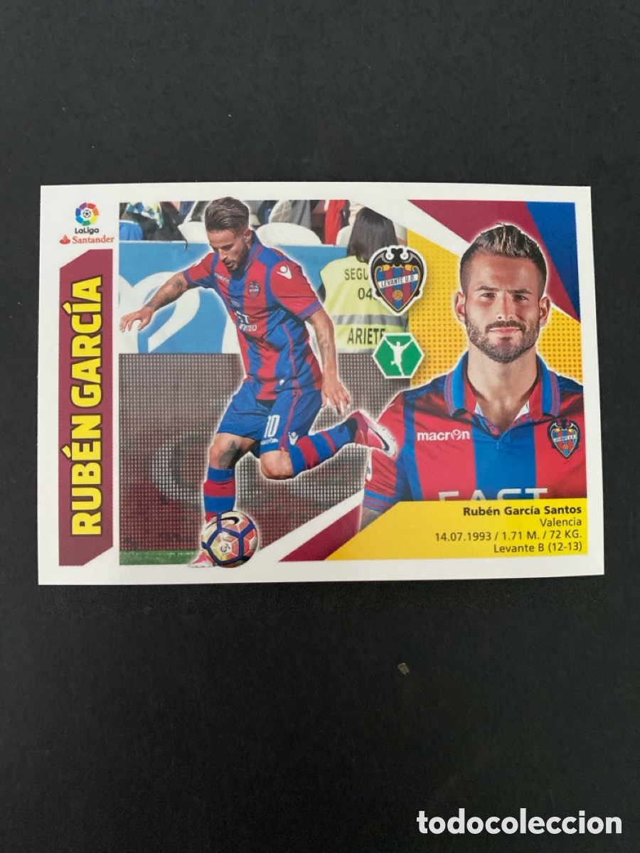 Cromos de f&uacute;tbol: Cromo liga 17/18 Levante UD N* 14 B