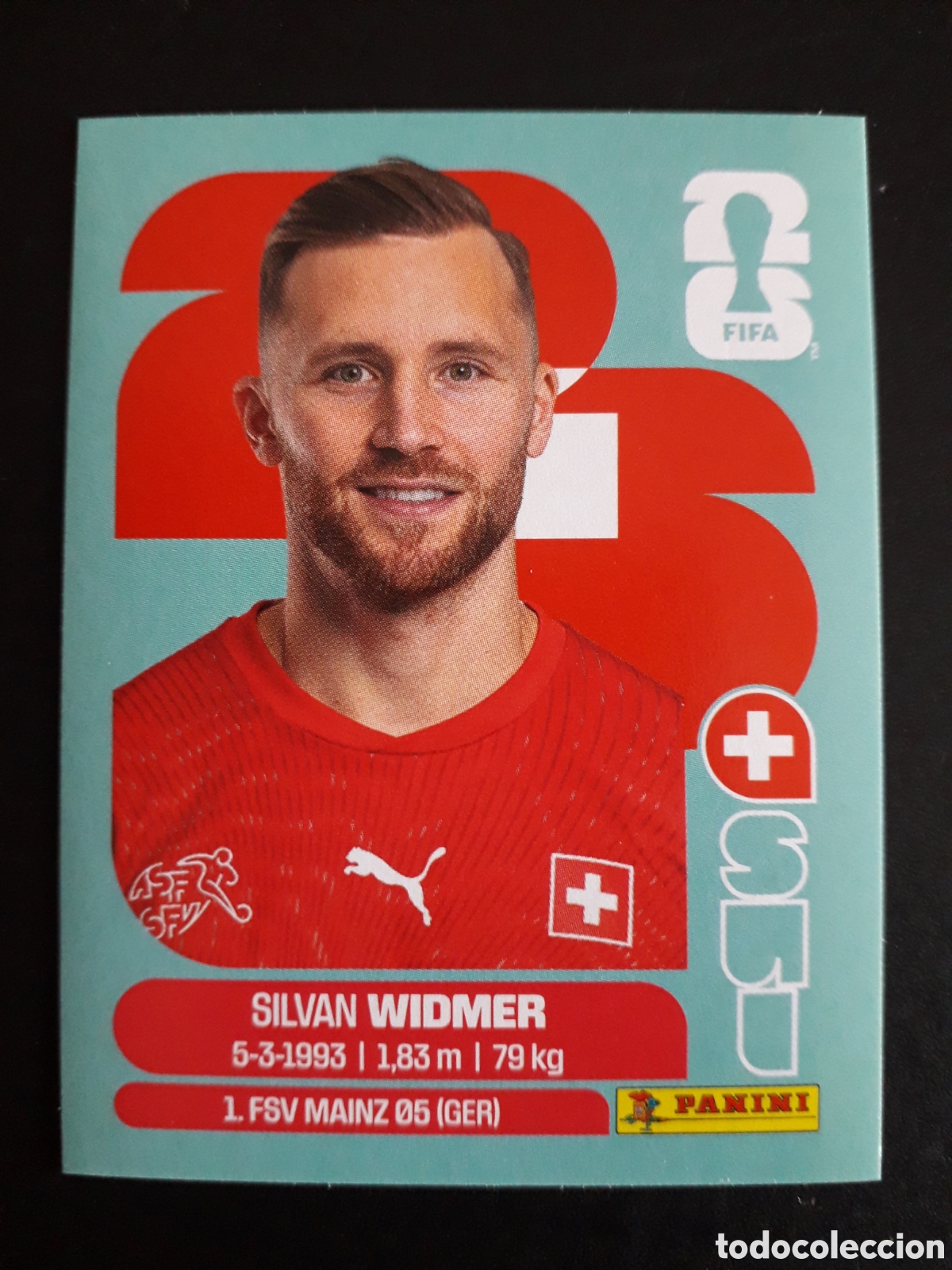 Cromos de f&uacute;tbol: WIDMER SUIZA SUI 8 MUNDIAL F&Uacute;TBOL 2026 FIFA WORLD CUP PANINI SIN PEGAR PEDIDO M&Iacute;NIMO 3&euro;
