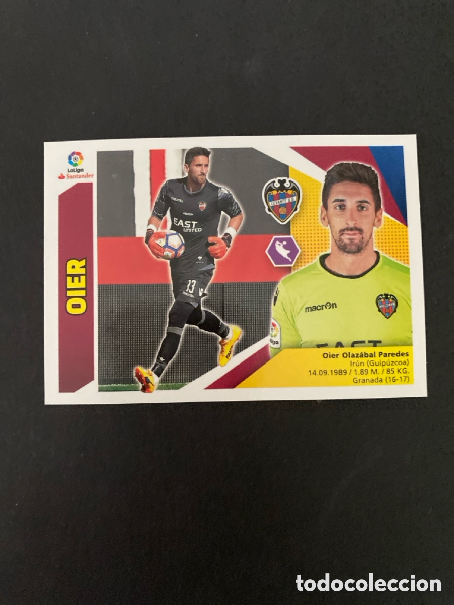 Cromos de f&uacute;tbol: Cromo liga 17/19 Levante UD N* 2