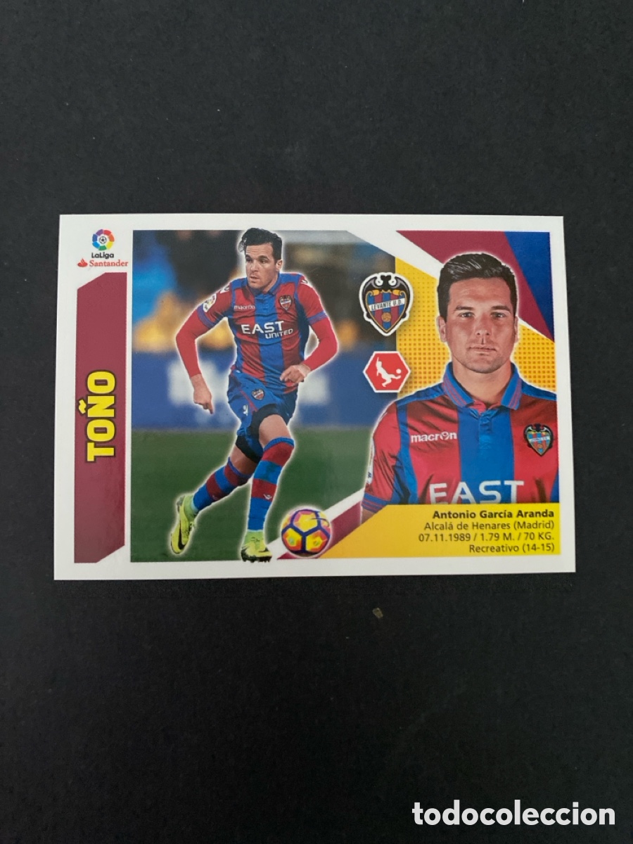 Cromos de f&uacute;tbol: Cromo liga 17/19 Levante UD N* 7A