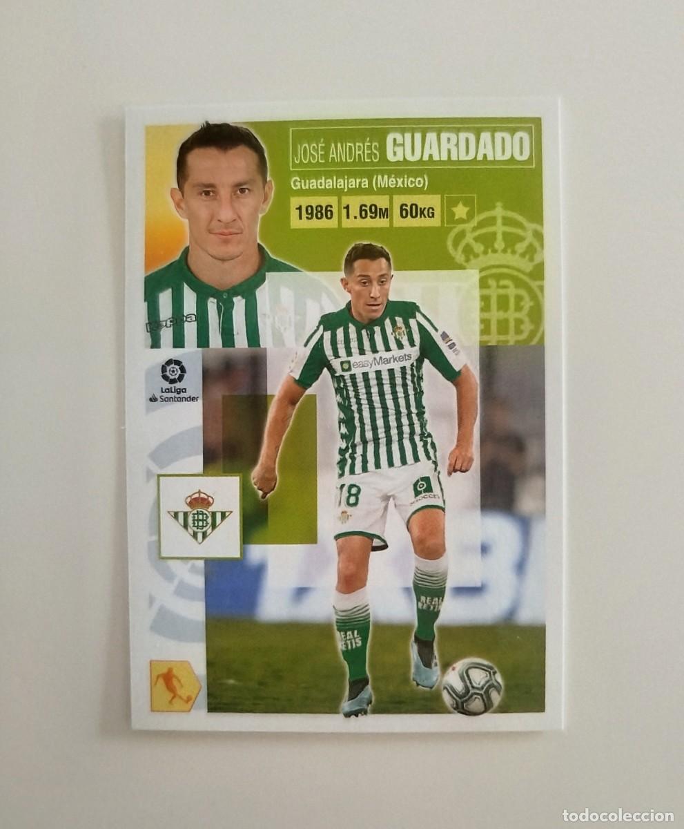 Cromos de f&uacute;tbol: Guardado 10 SIN PEGAR NUNCA PEGADO Real Betis Liga Ediciones Este 20 21 / 2020 2021