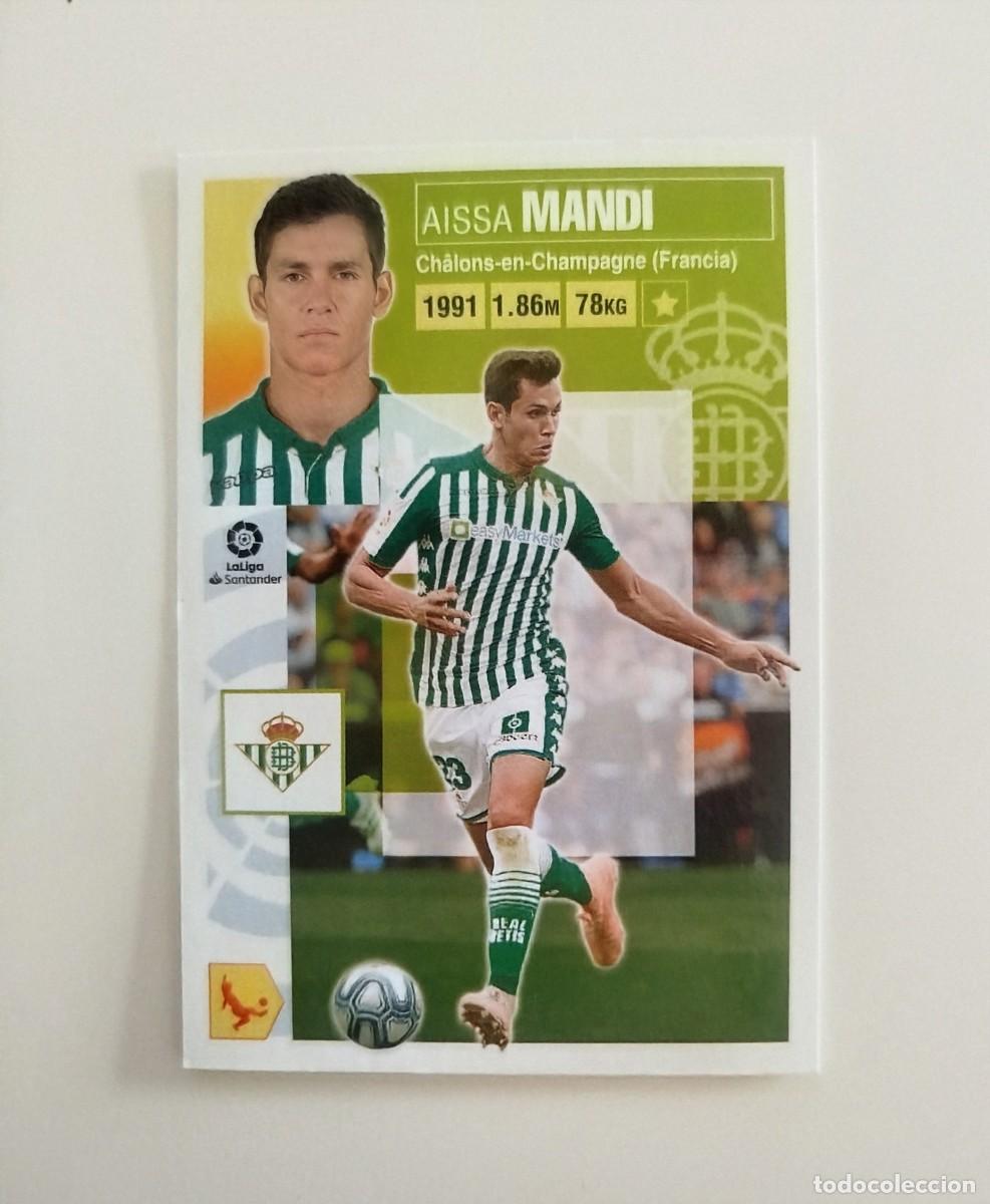 Cromos de f&uacute;tbol: Mandi 7 SIN PEGAR NUNCA PEGADO Real Betis Liga Ediciones Este 20 21 / 2020 2021