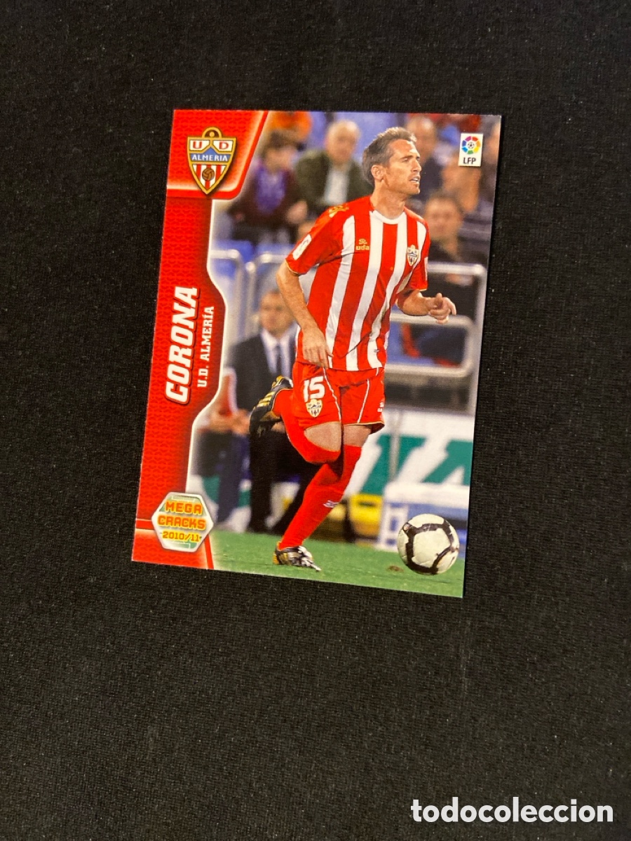 Cromos de f&uacute;tbol: CORONA 13 (ALMERIA) MEGA