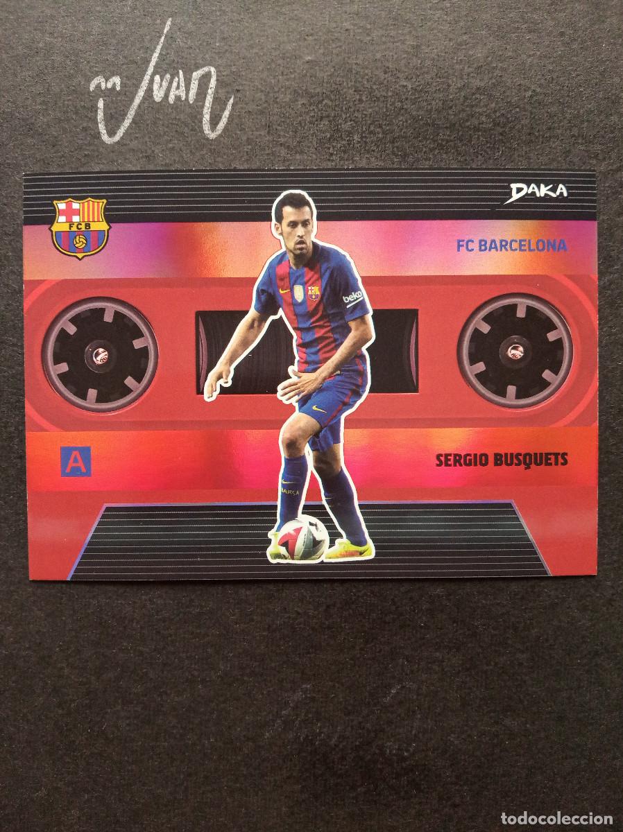 Cromos de f&uacute;tbol: EB 13 ECHOES NUMERADA #/50 SERGIO BUSQUETS FC BARCELONA ⚽ DAKA &reg; TOP AUDIENCE 2025 2026 25 26