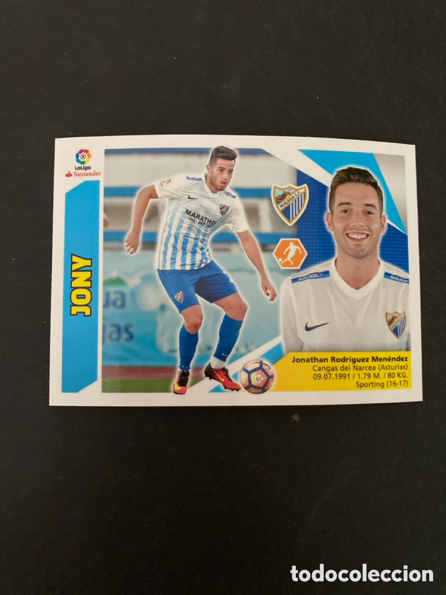 Cromos de f&uacute;tbol: Cromo liga 17/18 M&aacute;laga CF N* 13 A