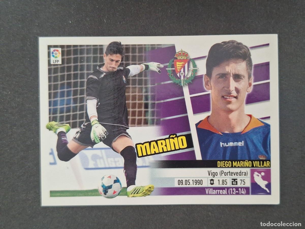 Cromos de f&uacute;tbol: L5 MARI&Ntilde;O REAL VALLADOLID COLOCA LIGA ESTE 2013 2014 13 14 NUNCA PEGADO SIN PEGAR