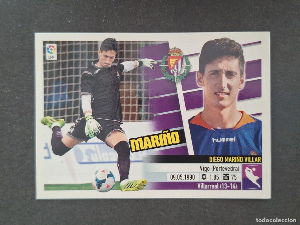 Cromos de f&uacute;tbol: L5 MARI&Ntilde;O REAL VALLADOLID COLOCA LIGA ESTE 2013 2014 13 14 NUNCA PEGADO SIN PEGAR