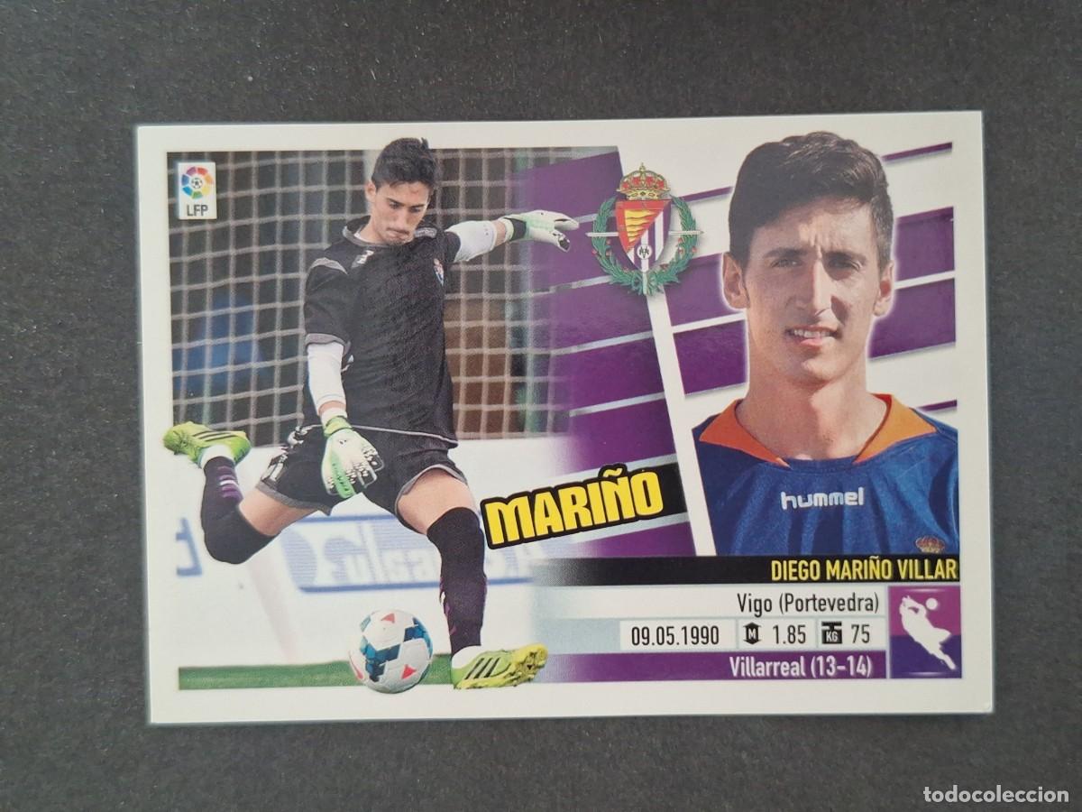 Cromos de f&uacute;tbol: L5 MARI&Ntilde;O REAL VALLADOLID COLOCA LIGA ESTE 2013 2014 13 14 NUNCA PEGADO SIN PEGAR