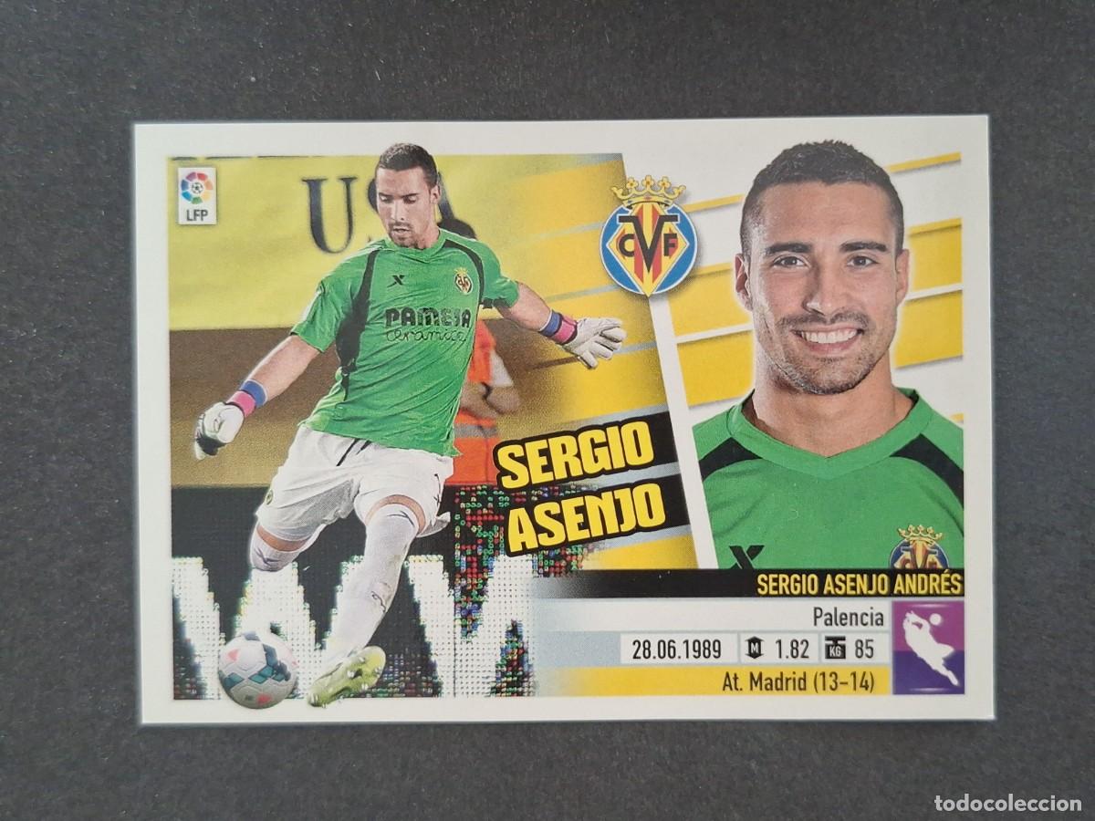 Cromos de f&uacute;tbol: L5 SERGIO ASENJO VILLARREAL C. F. COLOCA LIGA ESTE 2013 2014 13 14 NUNCA PEGADO SIN PEGAR