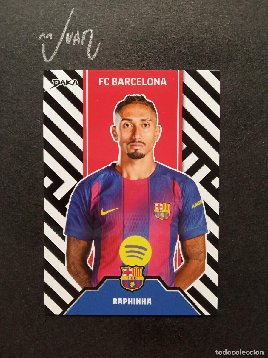 Cromos de Futebol: TP 4 TEAM MAKEUP GROUP PHOTO RAPHINHA BARCELONA BRASIL MUNDIAL ⚽ DAKA &reg; TOP AUDIENCE 2025 2026 25 26