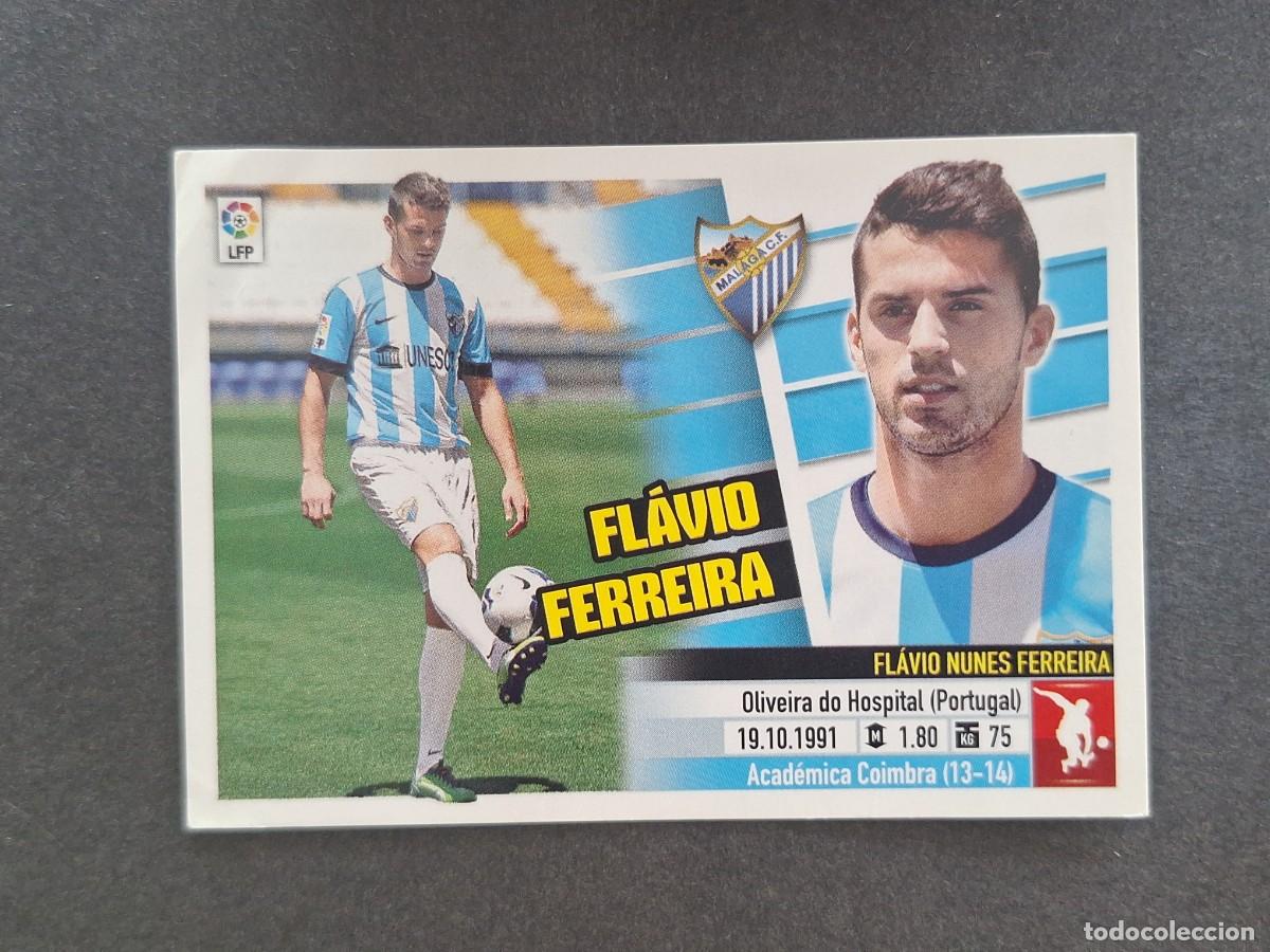 Cromos de Futebol: L5 FLAVIO FERREIRA MALAGA C. F. FICHAJE 14 LIGA ESTE 2013 2014 13 14 NUNCA PEGADO SIN PEGAR