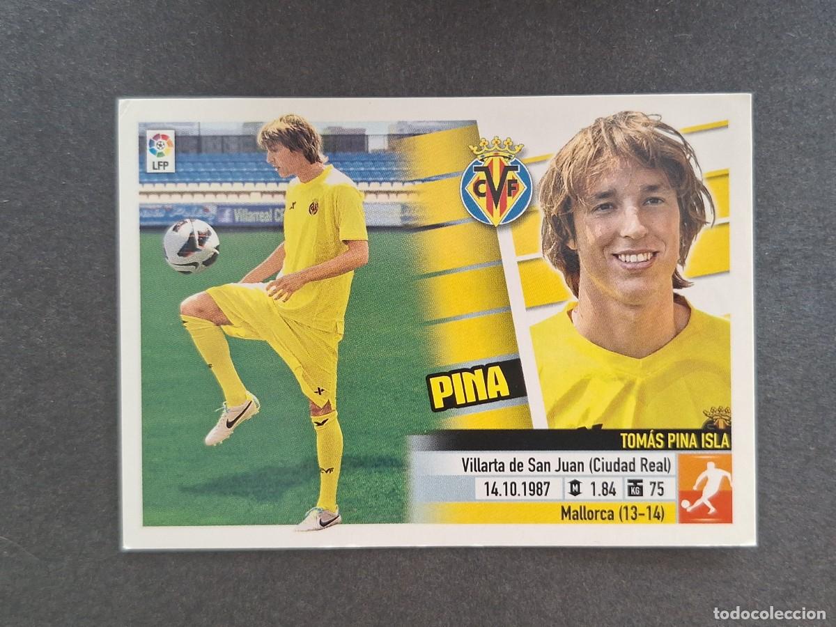 Fu&szlig;ball-Sticker: L5 PINA VILLARREAL C. F. FICHAJE 19 LIGA ESTE 2013 2014 13 14 NUNCA PEGADO SIN PEGAR