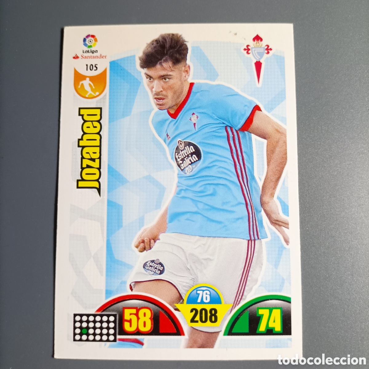 Cromos de f&uacute;tbol: ADRENALYN. LIGA 2017-2018 (CELTA) №105 JOZABED