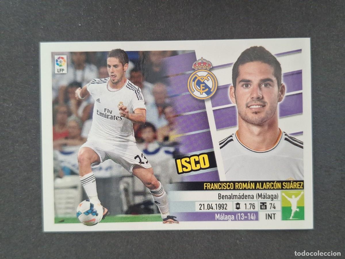 Cromos de f&uacute;tbol: L5 ISCO VERSION REAL MADRID FICHAJE 7 LIGA ESTE 2013 2014 13 14 NUNCA PEGADO SIN PEGAR
