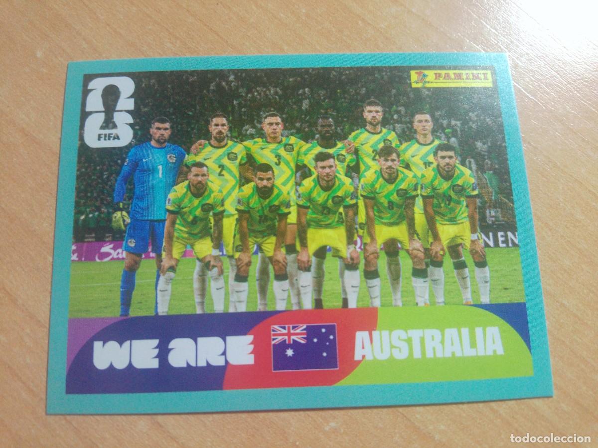 Cromos de f&uacute;tbol: SELECCI&Oacute;N DE AUSTRALIA AUS 13 MUNDIAL FIFA WORLD CUP 2026 26 PANINI STICKERS NUEVO