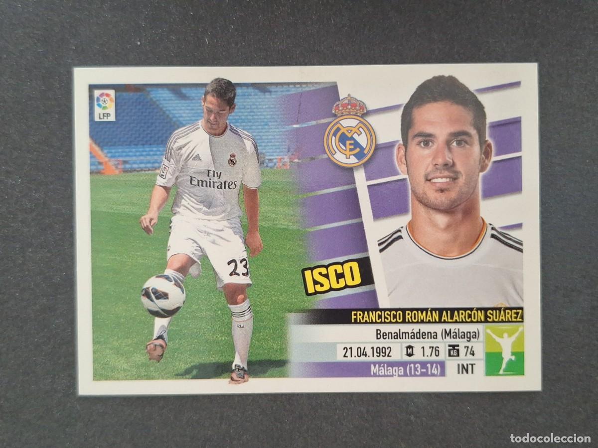 Cromos de f&uacute;tbol: L5 ISCO VERSION PRESENTACION REAL MADRID FICHAJE 7 LIGA ESTE 2013 2014 13 14 NUNCA PEGADO SIN PEGAR