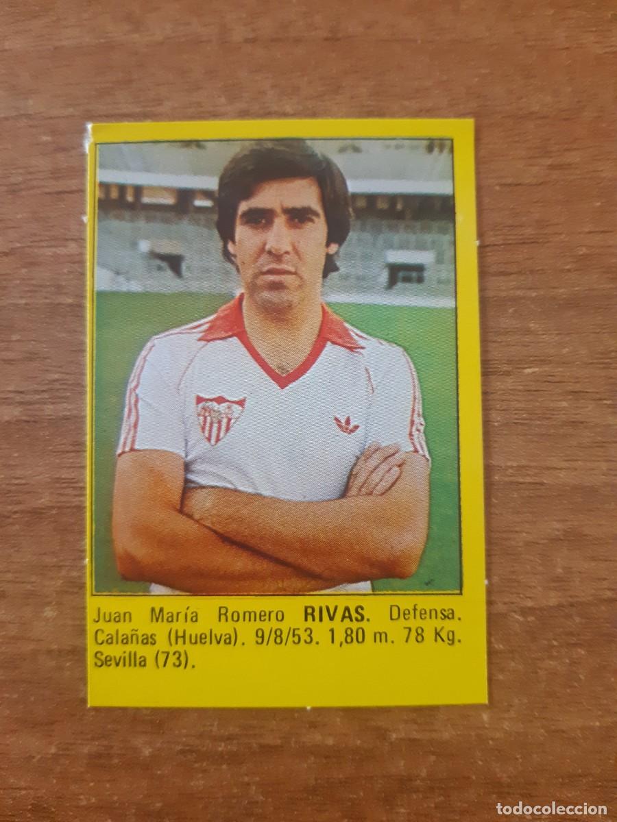 Cromos de f&uacute;tbol: Rivas (Sevilla) Liga 83-84 S&Uacute;PER F&Uacute;TBOL 84 ED. ROLLAN. Nunca pegado, sin pegar