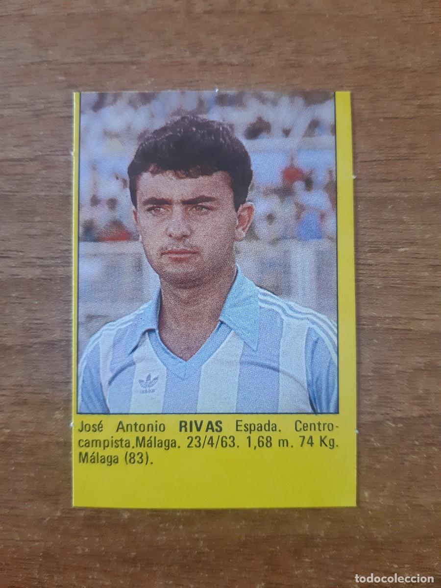 Cromos de f&uacute;tbol: Rivas (M&aacute;laga) Liga 83-84 S&Uacute;PER F&Uacute;TBOL 84 ED. ROLLAN. Nunca pegado, sin pegar