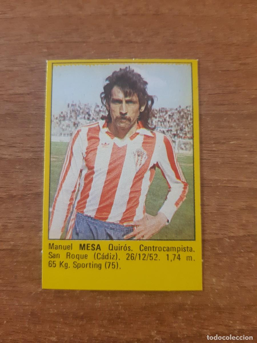 Cromos de f&uacute;tbol: Mesa (Sporting Gij&oacute;n) Liga 83-84 S&Uacute;PER F&Uacute;TBOL 84 ED. ROLLAN. Nunca pegado, sin pegar