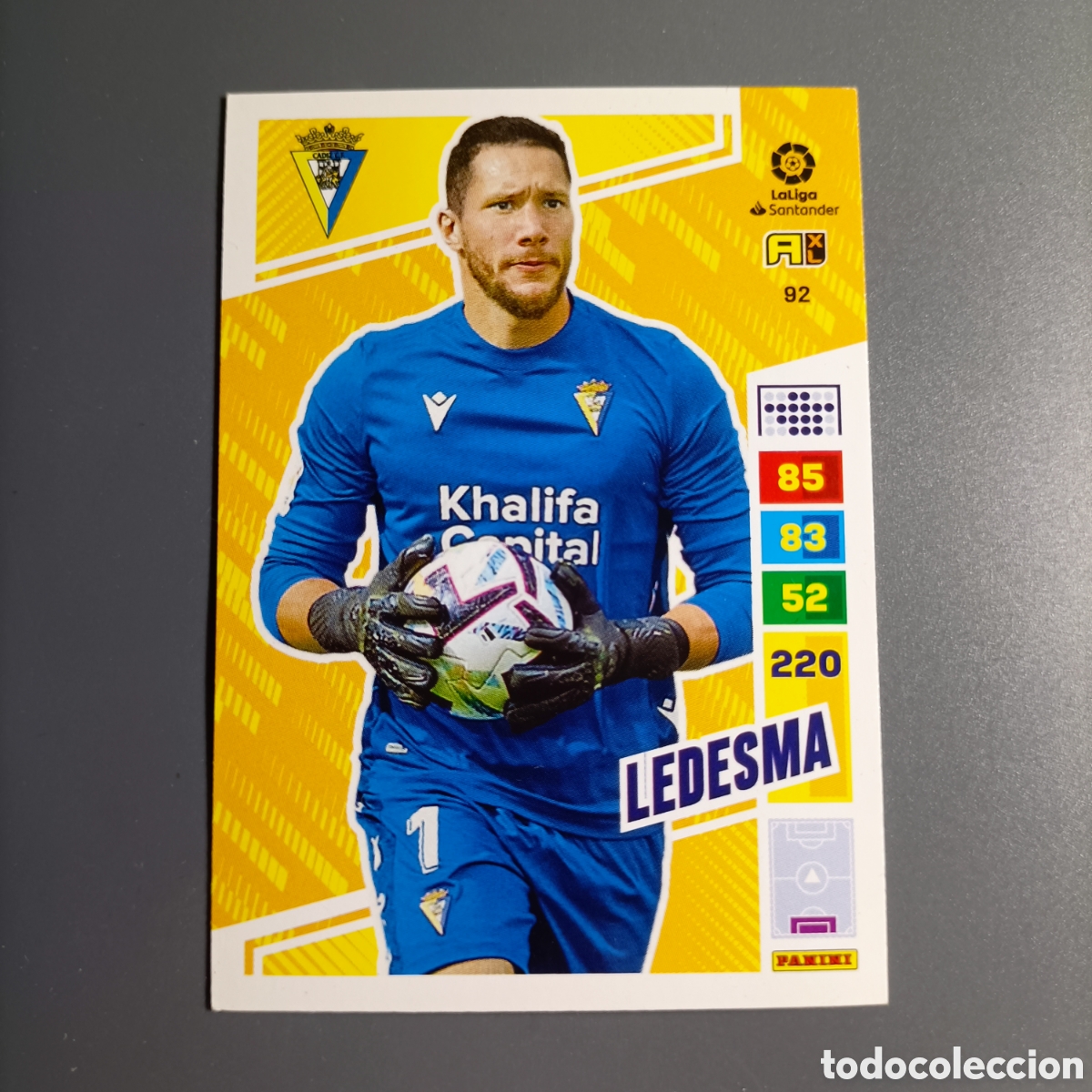 Cromos de f&uacute;tbol: ADRENALYN. LIGA 2022-2023 (CADIZ) №92 LEDESMA