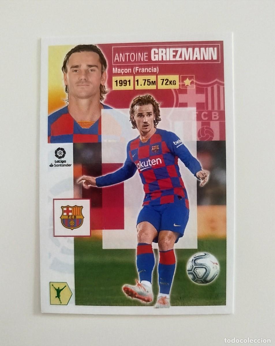 Cromos de f&uacute;tbol: Griezmann 18 SIN PEGAR NUNCA PEGADO FC Barcelona Liga Ediciones Este 20 21 / 2020 2021