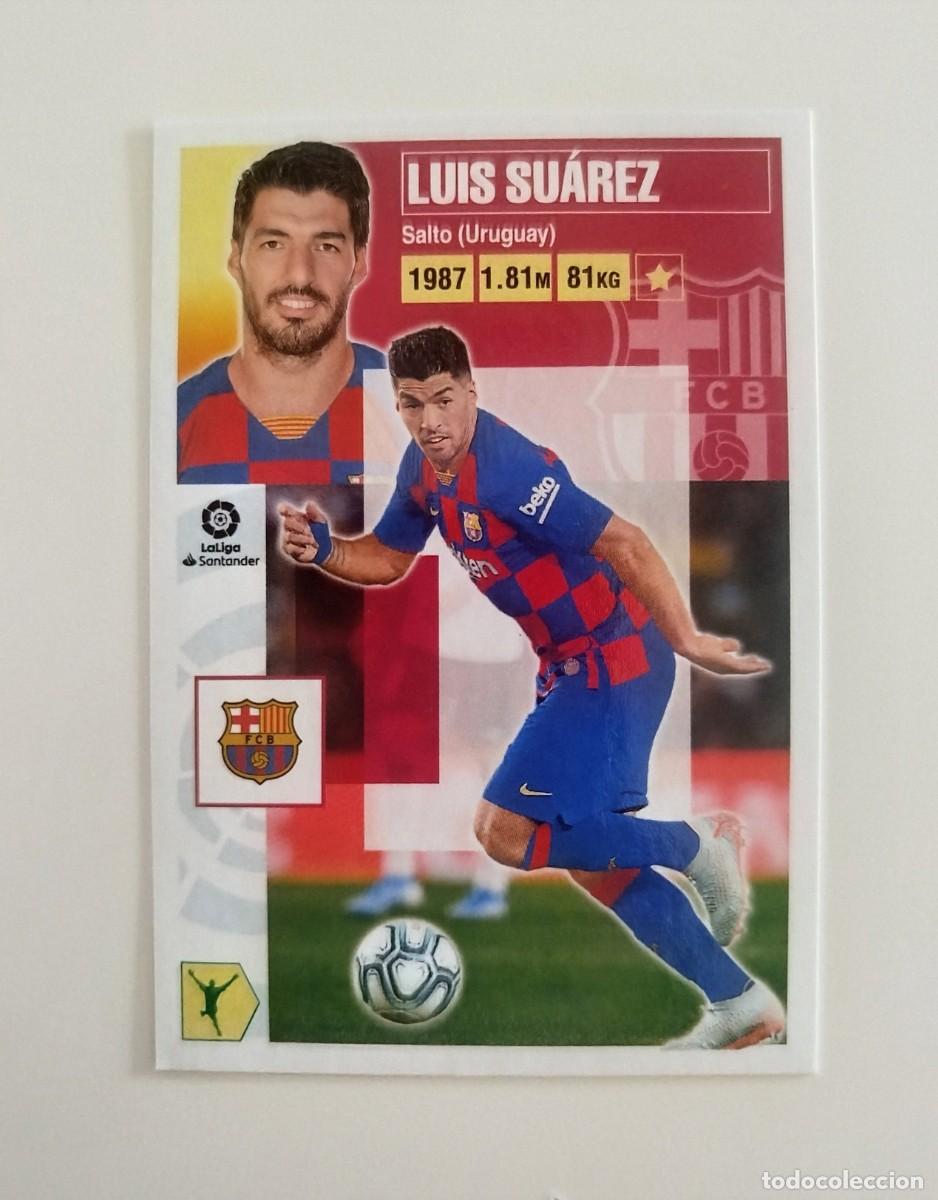 Cromos de f&uacute;tbol: Luis Su&aacute;rez 16 SIN PEGAR NUNCA PEGADO FC Barcelona Liga Ediciones Este 20 21 / 2020 2021
