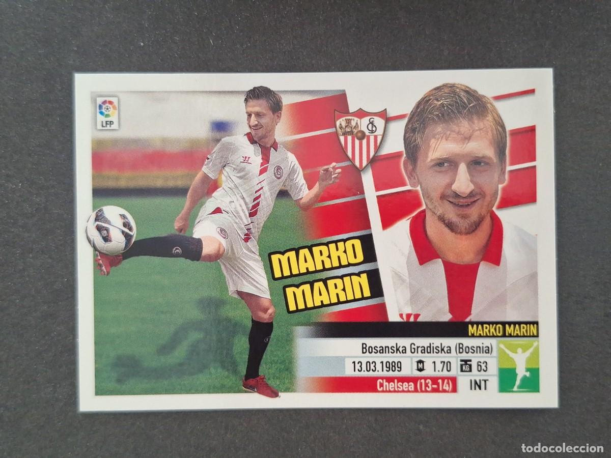 Cromos de f&uacute;tbol: L5 MARKO MARIN SEVILLA F. C. FICHAJE 16 LIGA ESTE 2013 2014 13 14 NUNCA PEGADO SIN PEGAR