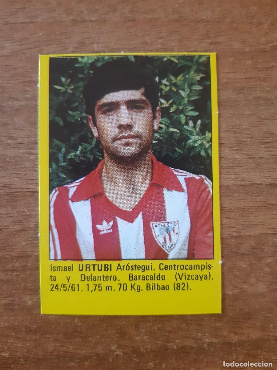 Cromos de f&uacute;tbol: Urtubi (Athletic Bilbao) Liga 83-84 S&Uacute;PER F&Uacute;TBOL 84 ED. ROLLAN. Nunca pegado, sin pegar