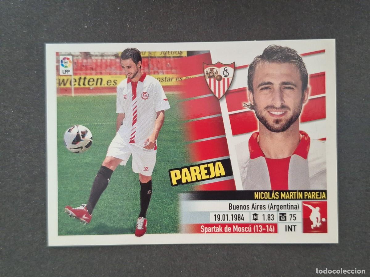 Cromos de f&uacute;tbol: L5 PAREJA SEVILLA F. C. FICHAJE 18 LIGA ESTE 2013 2014 13 14 NUNCA PEGADO SIN PEGAR